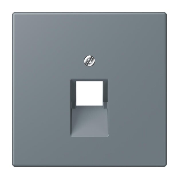 Jung LC969-1UA251 Abdeckung für IAE/UAE-Anschlussdosen 1 x 8-polig LC432 (Thermoplast lackiert) Gris 59 Les Couleurs® Le Corbusier