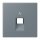 Jung LC969-1UA251 Abdeckung für IAE/UAE-Anschlussdosen 1 x 8-polig LC432 (Thermoplast lackiert) Gris 59 Les Couleurs® Le Corbusier