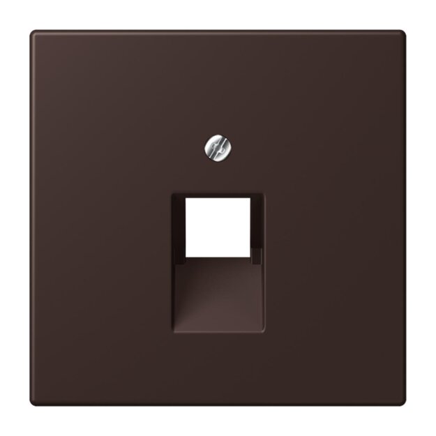 Jung LC969-1UA252 Abdeckung für IAE/UAE-Anschlussdosen 1 x 8-polig LC432 (Thermoplast lackiert) Terre D’Ombre Brûlée 59 Les Couleurs® Le Corbusier