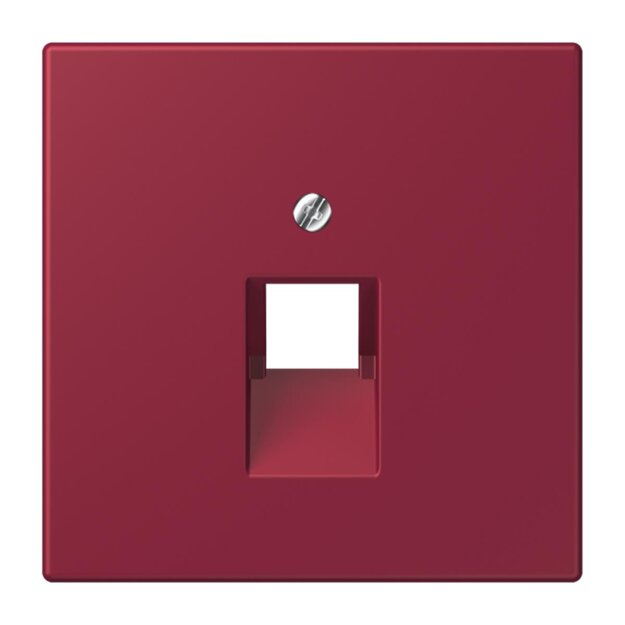 Jung LC969-1UA255 Abdeckung für IAE/UAE-Anschlussdosen 1 x 8-polig LC432 (Thermoplast lackiert) Le Rubis Les Couleurs® Le Corbusier