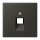 Jung LC969-1UA259 Abdeckung für IAE/UAE-Anschlussdosen 1 x 8-polig LC432 (Thermoplast lackiert) Ombre Naturelle 59 Les Couleurs® Le Corbusier