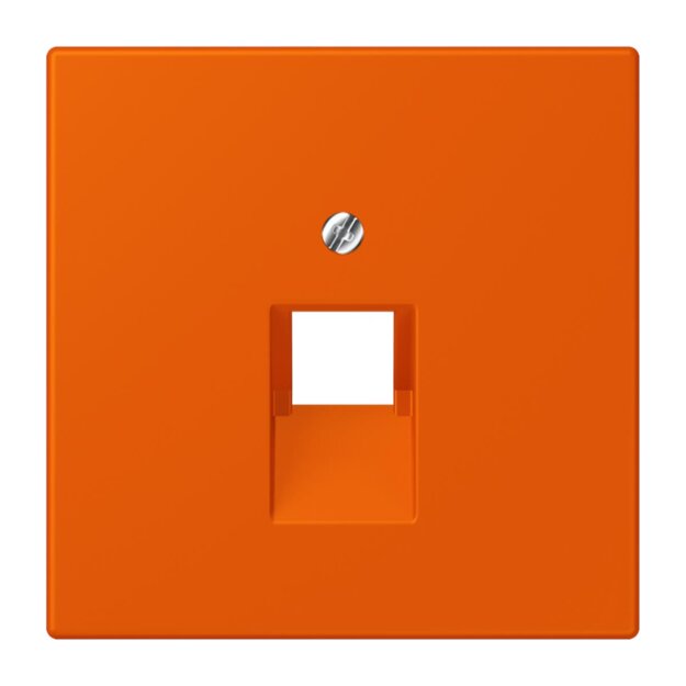 Jung LC969-1UA260 Abdeckung für IAE/UAE-Anschlussdosen 1 x 8-polig LC432 (Thermoplast lackiert) Orange Vif Les Couleurs® Le Corbusier