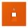 Jung LC969-1UA260 Abdeckung für IAE/UAE-Anschlussdosen 1 x 8-polig LC432 (Thermoplast lackiert) Orange Vif Les Couleurs® Le Corbusier