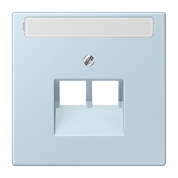 Jung LC969-2NAUA208 Abdeckung für IAE/UAE-Anschlussdosen 1 x 8-polig LC320 (Thermoplast lackiert) Outremerclair Les Couleurs® Le Corbusier