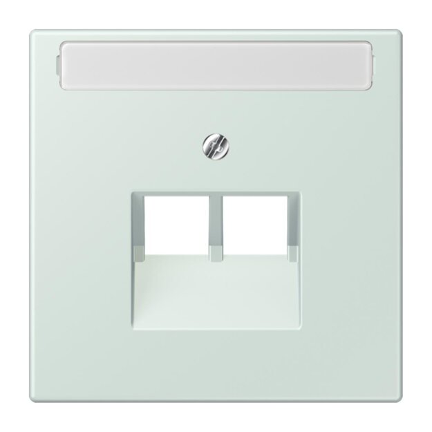 Jung LC969-2NAUA215 Abdeckung für IAE/UAE-Anschlussdosen 1 x 8-polig LC320 (Thermoplast lackiert) Céruléen Pale Les Couleurs® Le Corbusier