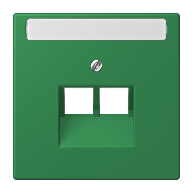 Jung LC969-2NAUA219 Abdeckung für IAE/UAE-Anschlussdosen 1 x 8-polig LC320 (Thermoplast lackiert) Vert Foncé Les Couleurs® Le Corbusier