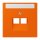 Jung LC969-2NAUA224 Abdeckung für IAE/UAE-Anschlussdosen 1 x 8-polig LC320 (Thermoplast lackiert) Orange Les Couleurs® Le Corbusier