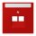 Jung LC969-2NAUA227 Abdeckung für IAE/UAE-Anschlussdosen 1 x 8-polig LC320 (Thermoplast lackiert) Rouge Vermillon 31 Les Couleurs® Le Corbusier