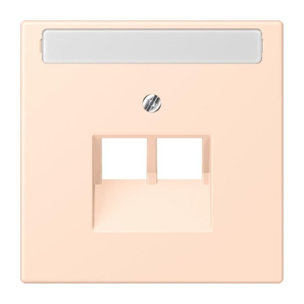 Jung LC969-2NAUA228 Abdeckung für IAE/UAE-Anschlussdosen 1 x 8-polig LC320 (Thermoplast lackiert) Rose Pâle Les Couleurs® Le Corbusier