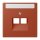 Jung LC969-2NAUA232 Abdeckung für IAE/UAE-Anschlussdosen 1 x 8-polig LC321 (Thermoplast lackiert) LOcre Rouge Les Couleurs® Le Corbusier