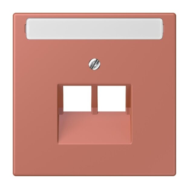 Jung LC969-2NAUA236 Abdeckung für IAE/UAE-Anschlussdosen 1 x 8-polig LC321 (Thermoplast lackiert) Terre Sienne Brique Les Couleurs® Le Corbusier
