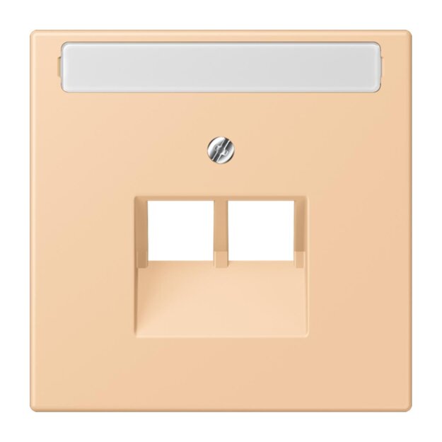 Jung LC969-2NAUA237 Abdeckung für IAE/UAE-Anschlussdosen 1 x 8-polig LC321 (Thermoplast lackiert) Terre Sienne Claire 31 Les Couleurs® Le Corbusier