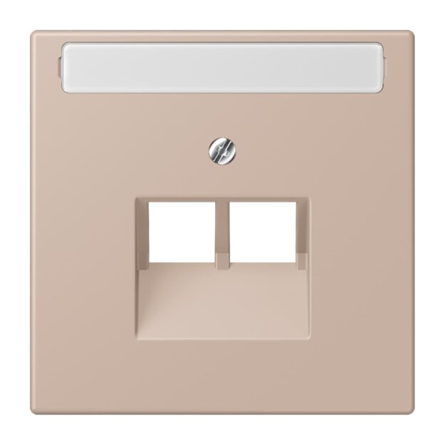 Jung LC969-2NAUA240 Abdeckung für IAE/UAE-Anschlussdosen 1 x 8-polig LC321 (Thermoplast lackiert) Ombre Brûlée Claire Les Couleurs® Le Corbusier