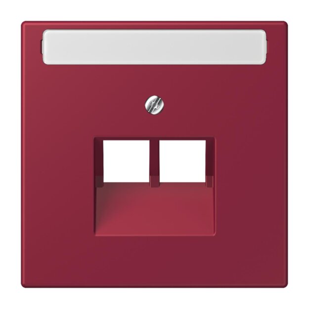 Jung LC969-2NAUA255 Abdeckung für IAE/UAE-Anschlussdosen 1 x 8-polig LC432 (Thermoplast lackiert) Le Rubis Les Couleurs® Le Corbusier