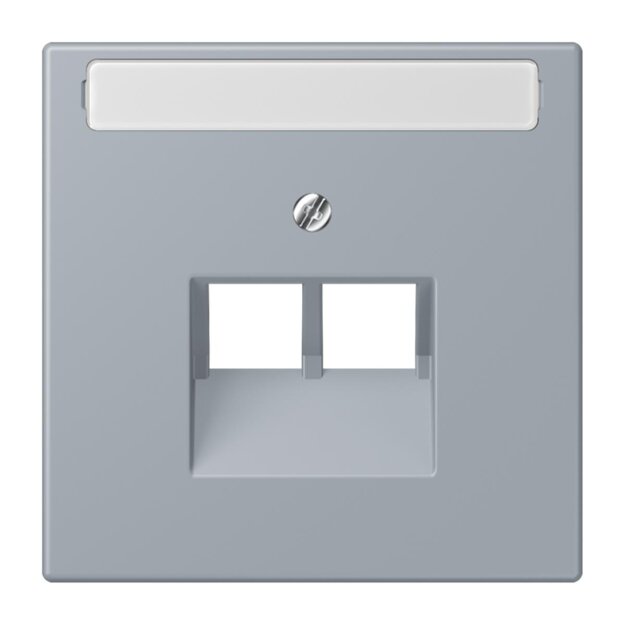Jung LC969-2NAUA257 Abdeckung für IAE/UAE-Anschlussdosen 1 x 8-polig LC432 (Thermoplast lackiert) Gris Clair 59 Les Couleurs® Le Corbusier