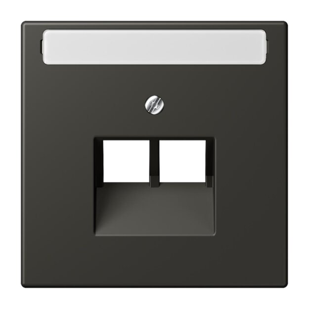 Jung LC969-2NAUA259 Abdeckung für IAE/UAE-Anschlussdosen 1 x 8-polig LC432 (Thermoplast lackiert) Ombre Naturelle 59 Les Couleurs® Le Corbusier