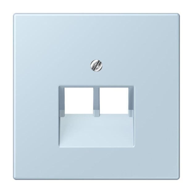 Jung LC969-2UA208 Abdeckung für IAE/UAE-Anschlussdosen 1 x 8-polig LC320 (Thermoplast lackiert) Outremerclair Les Couleurs® Le Corbusier