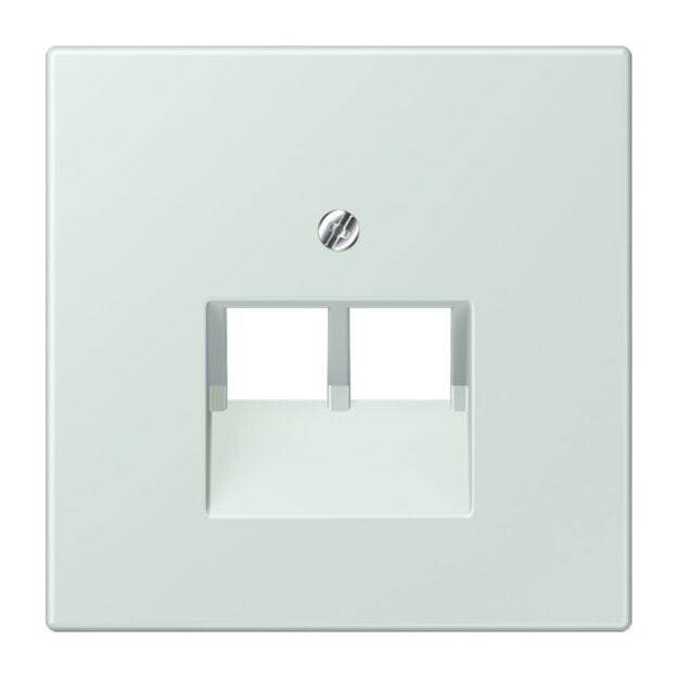 Jung LC969-2UA215 Abdeckung für IAE/UAE-Anschlussdosen 1 x 8-polig LC320 (Thermoplast lackiert) Céruléen Pale Les Couleurs® Le Corbusier