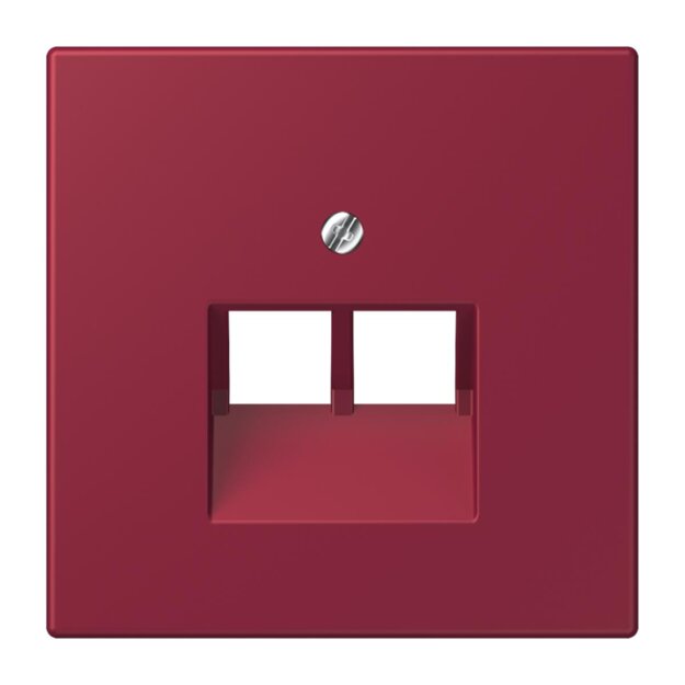 Jung LC969-2UA255 Abdeckung für IAE/UAE-Anschlussdosen 1 x 8-polig LC432 (Thermoplast lackiert) Le Rubis Les Couleurs® Le Corbusier