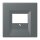 Jung LC969T202 Abdeckung für TAE-Anschlussdosen LC32010 (Thermoplast lackiert) Gris Foncé 31 Les Couleurs® Le Corbusier