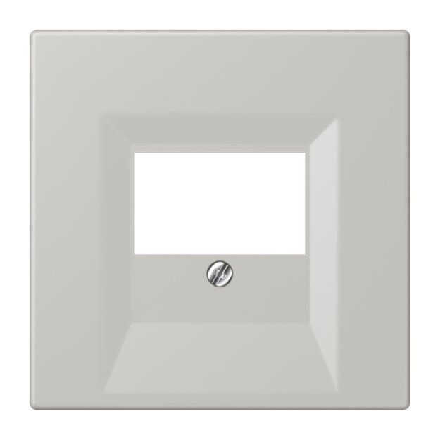 Jung LC969T205 Abdeckung für TAE-Anschlussdosen LC32013 (Thermoplast lackiert) Gris Clair 31 Les Couleurs® Le Corbusier