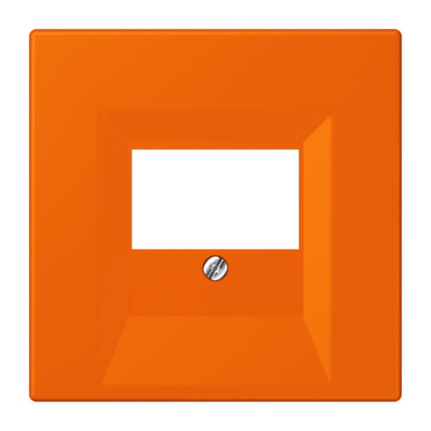 Jung LC969T224 Abdeckung für TAE-Anschlussdosen LC32080 (Thermoplast lackiert) Orange Les Couleurs® Le Corbusier