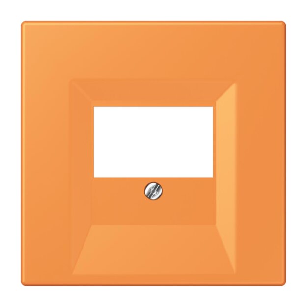 Jung LC969T225 Abdeckung für TAE-Anschlussdosen LC32081 (Thermoplast lackiert) Orange Clair Les Couleurs® Le Corbusier