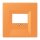 Jung LC969T225 Abdeckung für TAE-Anschlussdosen LC32081 (Thermoplast lackiert) Orange Clair Les Couleurs® Le Corbusier