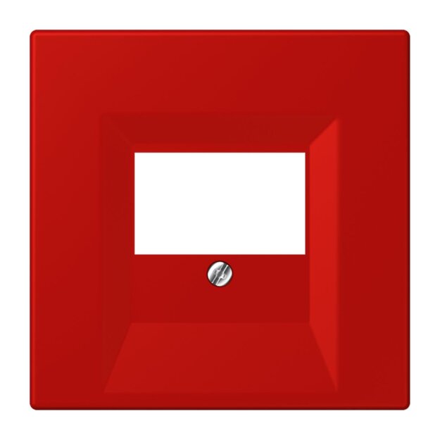 Jung LC969T227 Abdeckung für TAE-Anschlussdosen LC32090 (Thermoplast lackiert) Rouge Vermillon 31 Les Couleurs® Le Corbusier