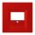 Jung LC969T227 Abdeckung für TAE-Anschlussdosen LC32090 (Thermoplast lackiert) Rouge Vermillon 31 Les Couleurs® Le Corbusier