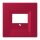 Jung LC969T229 Abdeckung für TAE-Anschlussdosen LC32100 (Thermoplast lackiert) Rouge Carmin Les Couleurs® Le Corbusier