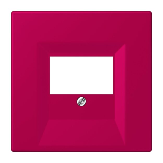 Jung LC969T230 Abdeckung für TAE-Anschlussdosen LC32101 (Thermoplast lackiert) Rouge Rubia Les Couleurs® Le Corbusier