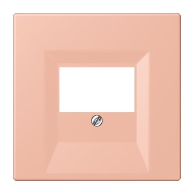 Jung LC969T231 Abdeckung für TAE-Anschlussdosen LC32102 (Thermoplast lackiert) Rose Clair Les Couleurs® Le Corbusier