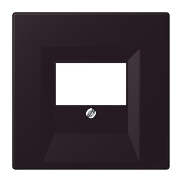 Jung LC969T248 Abdeckung für TAE-Anschlussdosen LC4320E (Thermoplast lackiert) Noir DIvoire Les Couleurs® Le Corbusier