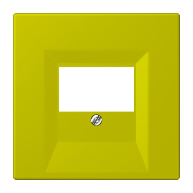 Jung LC969T249 Abdeckung für TAE-Anschlussdosen LC4320F (Thermoplast lackiert) Vert Olive Vif Les Couleurs® Le Corbusier