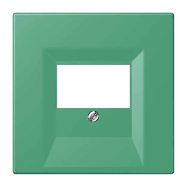 Jung LC969T250 Abdeckung für TAE-Anschlussdosen LC4320G (Thermoplast lackiert) Vert 59 Les Couleurs® Le Corbusier