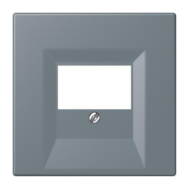 Jung LC969T251 Abdeckung für TAE-Anschlussdosen LC4320H (Thermoplast lackiert) Gris 59 Les Couleurs® Le Corbusier