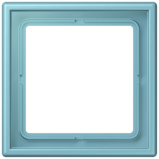 Jung LC981213 Rahmen 1-fach LC32032 (Duroplast lackiert) Céruléen Moyen Les Couleurs® Le Corbusier