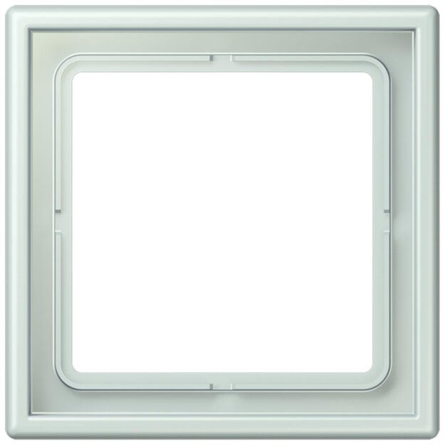 Jung LC981215 Rahmen 1-fach LC32034 (Duroplast lackiert) Céruléen Pale Les Couleurs® Le Corbusier