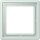 Jung LC981215 Rahmen 1-fach LC32034 (Duroplast lackiert) Céruléen Pale Les Couleurs® Le Corbusier