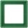 Jung LC981219 Rahmen 1-fach LC32050 (Duroplast lackiert) Vert Foncé Les Couleurs® Le Corbusier