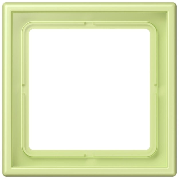 Jung LC981222 Rahmen 1-fach LC32053 (Duroplast lackiert) Vert Jaune Clair Les Couleurs® Le Corbusier