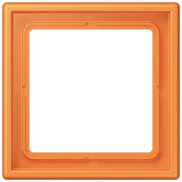 Jung LC981225 Rahmen 1-fach LC32081 (Duroplast lackiert) Orange Clair Les Couleurs® Le Corbusier