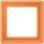 Jung LC981225 Rahmen 1-fach LC32081 (Duroplast lackiert) Orange Clair Les Couleurs® Le Corbusier