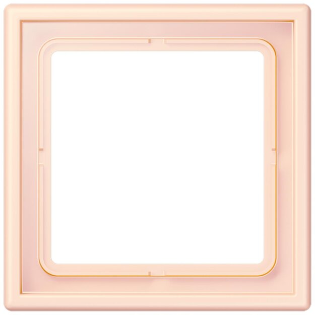 Jung LC981226 Rahmen 1-fach LC32082 (Duroplast lackiert) Orange Pâle Les Couleurs® Le Corbusier