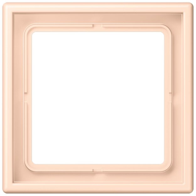 Jung LC981228 Rahmen 1-fach LC32091 (Duroplast lackiert) Rose Pâle Les Couleurs® Le Corbusier