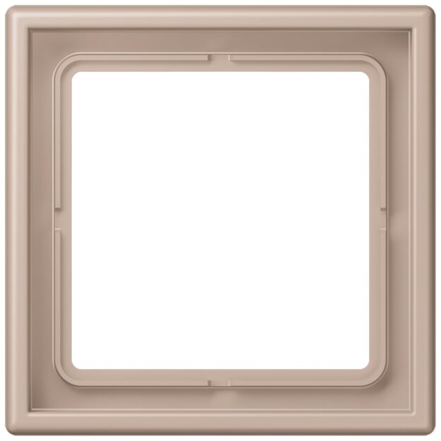 Jung LC981240 Rahmen 1-fach LC32131 (Duroplast lackiert) Ombre Brûlée Claire Les Couleurs® Le Corbusier