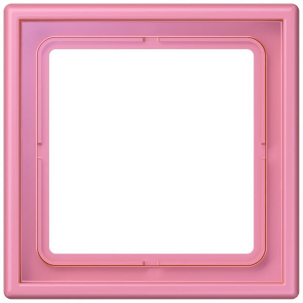 Jung LC981246 Rahmen 1-fach LC4320C (Duroplast lackiert) Rose Vif Les Couleurs® Le Corbusier