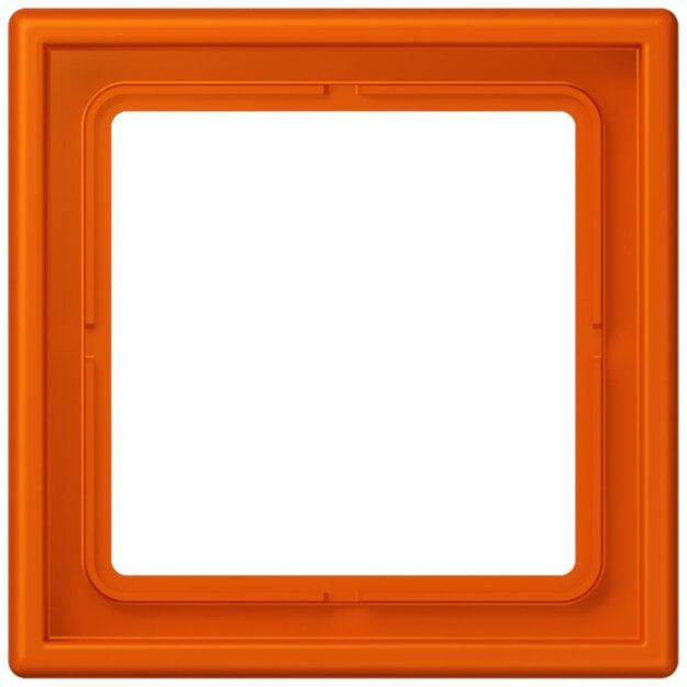 Jung LC981260 Rahmen 1-fach LC4320S (Duroplast lackiert) Orange Vif Les Couleurs® Le Corbusier