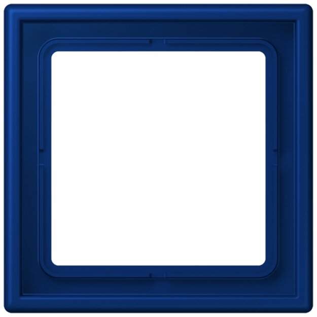 Jung LC981261 Rahmen 1-fach LC4320T (Duroplast lackiert) Bleu Outremer Foncé Les Couleurs® Le Corbusier